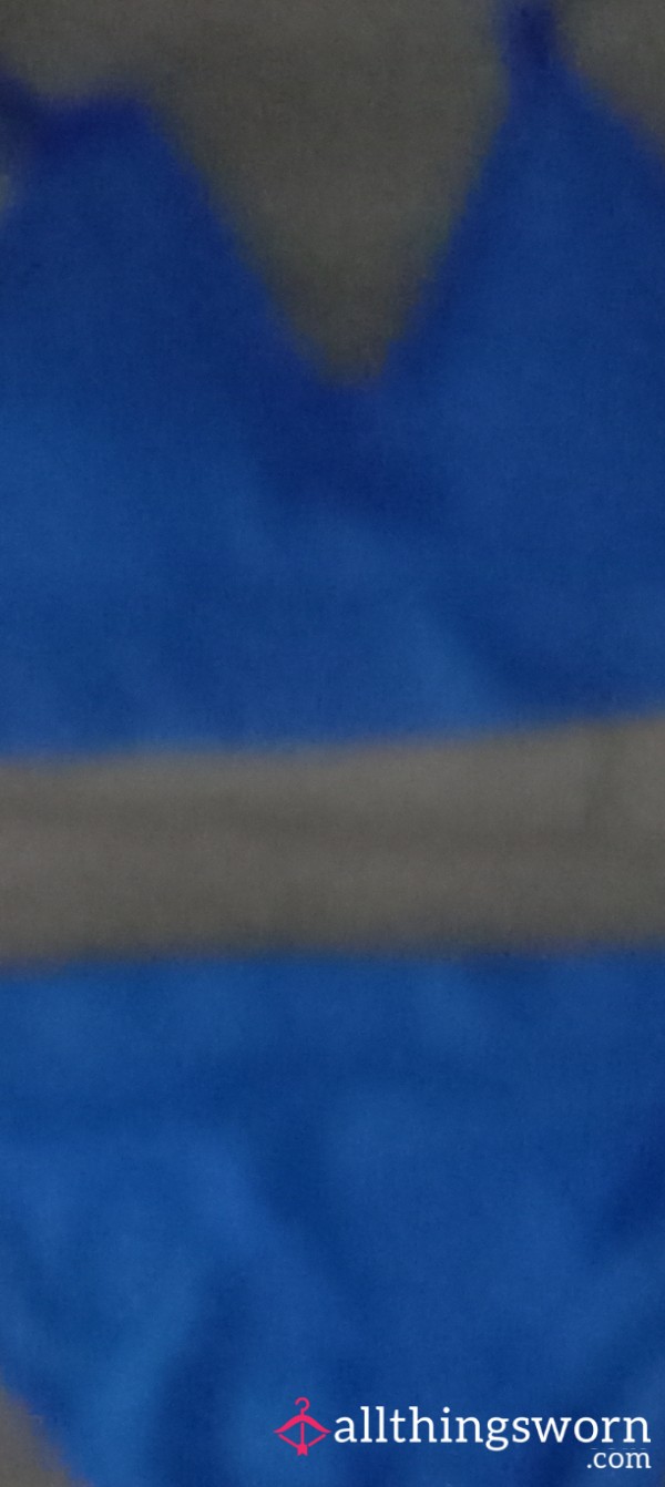 Blue Sports Bra And Panty Set
