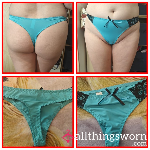 Blue Stain Thong