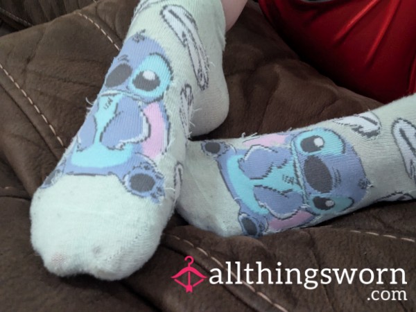 Blue Stich Socks