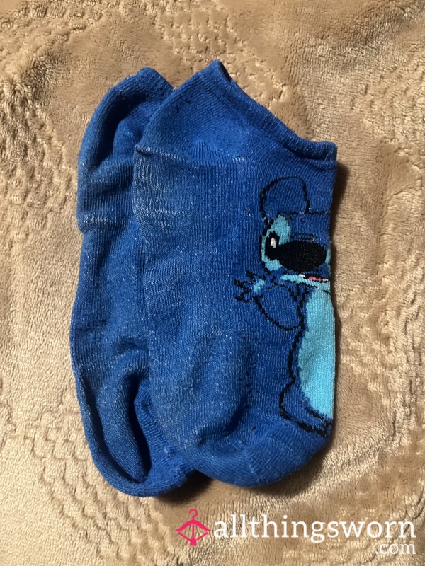 Blue Stitch Socks