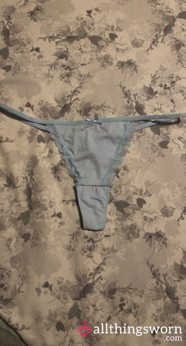Blue String Thong