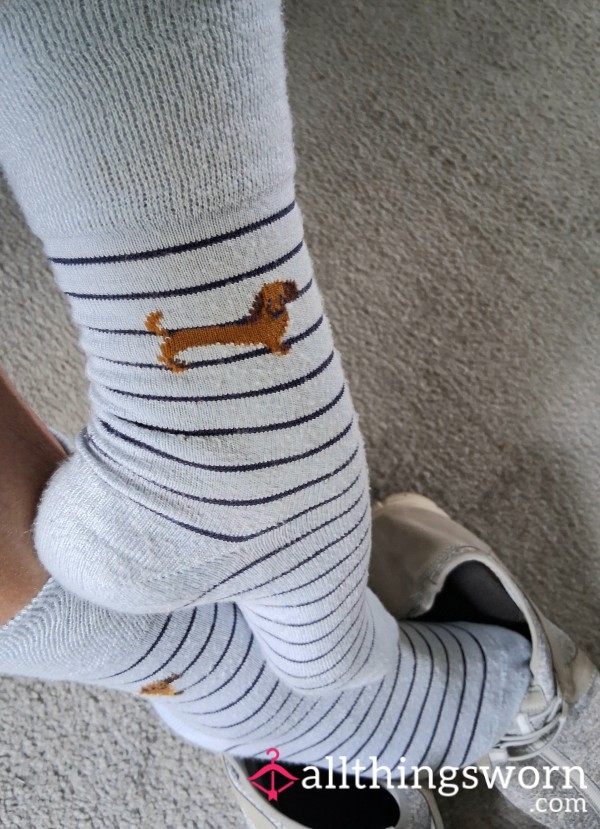🧦Blue Striped Bamboo Socks💙