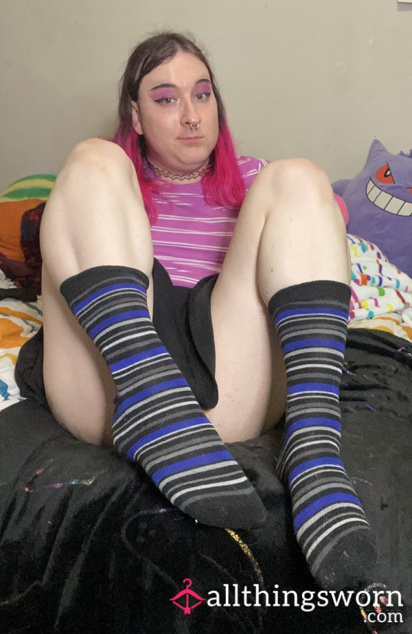 Blue Stripes Socks