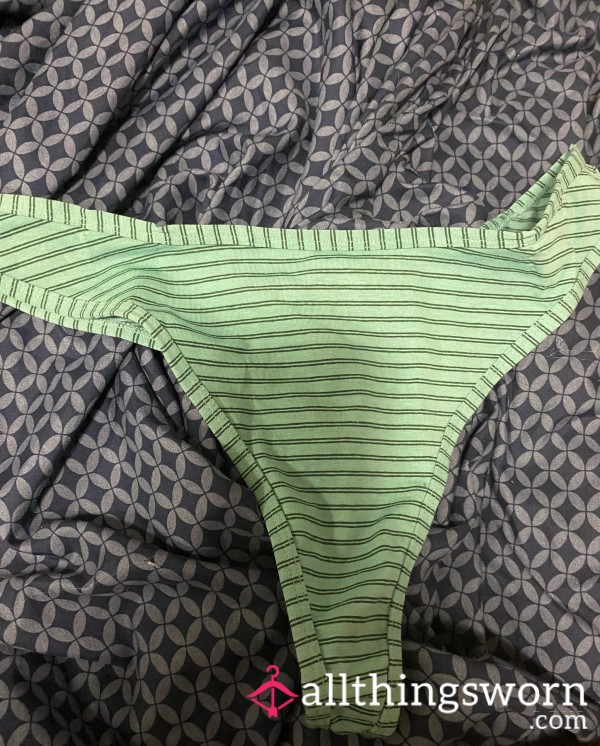 Blue Stripes Thong