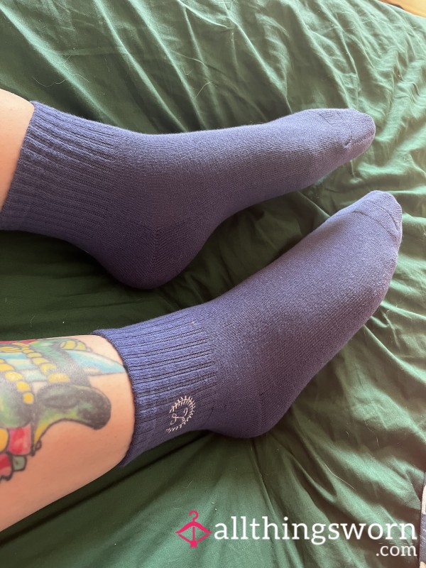 Blue Sweaty Socks