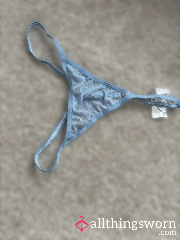 Blue Tease G-String – Light, Lacy, And Loaded With Desire💙