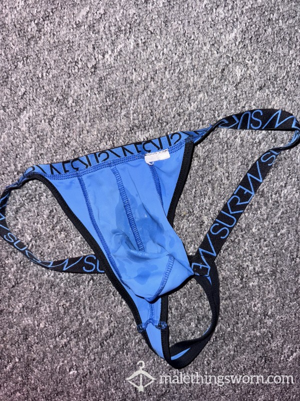 Blue Thong After Days And 2 Loads