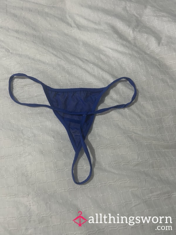 Blue Thong, That Has Been Worn For Many Hours As I Danced The Night Away