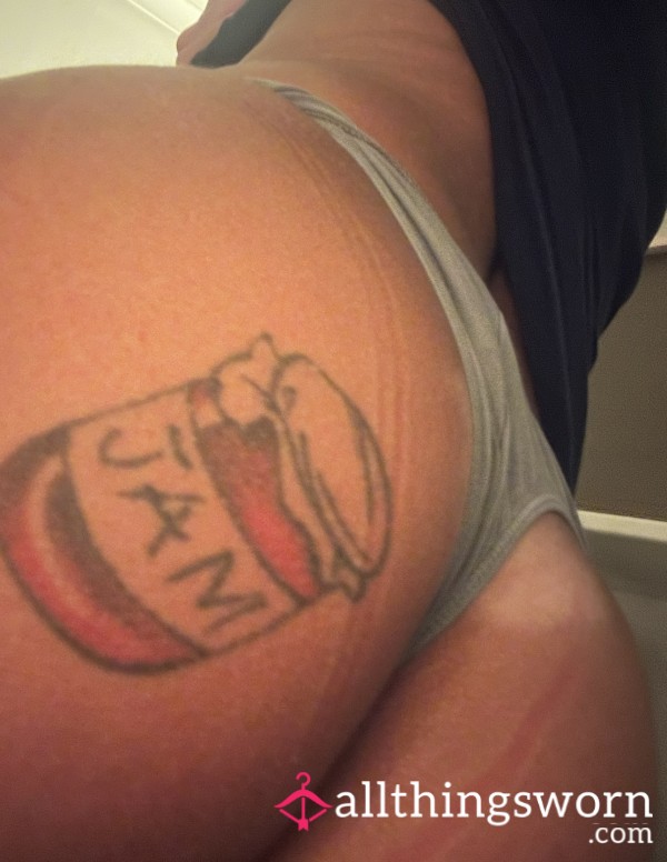 Blue Thong Very Well Worn