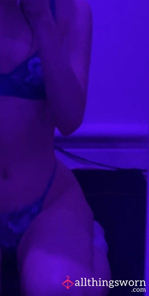 Blue Underwear Set Not Nude (3 Pics)