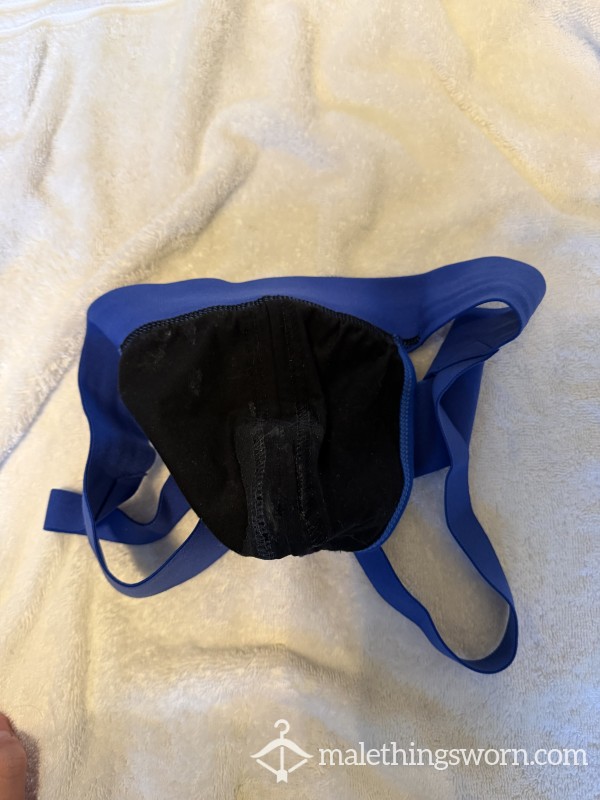 Blue Used Jockstrap