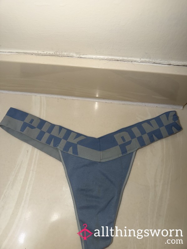 Blue Used Thong
