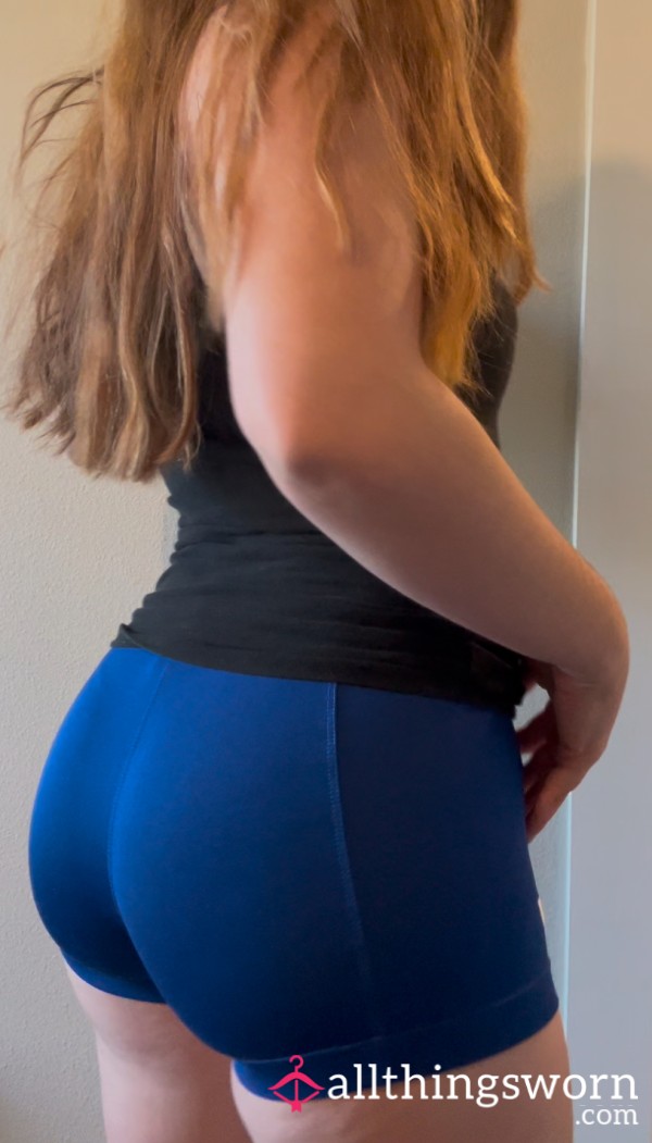 Blue Varsity Cheer Shorts