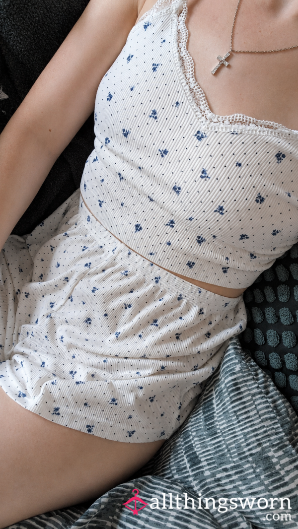 Blue & White PJs