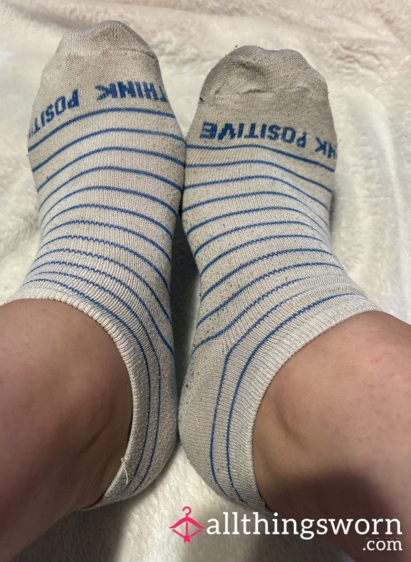 Blue & White Socks