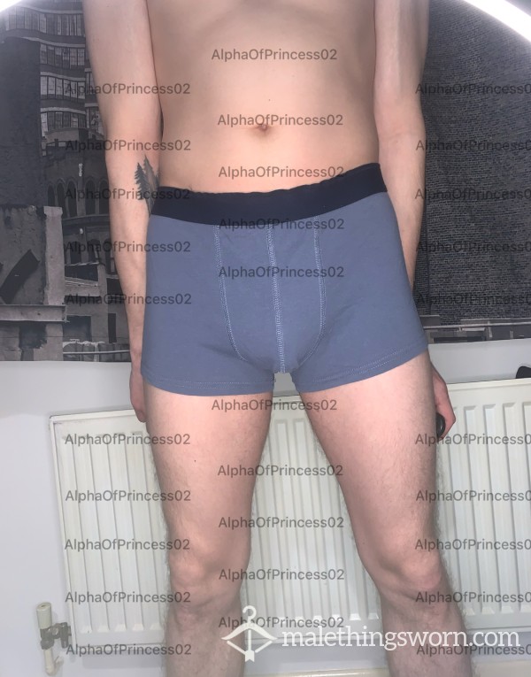 Blue With Dark Blue Band Boxers