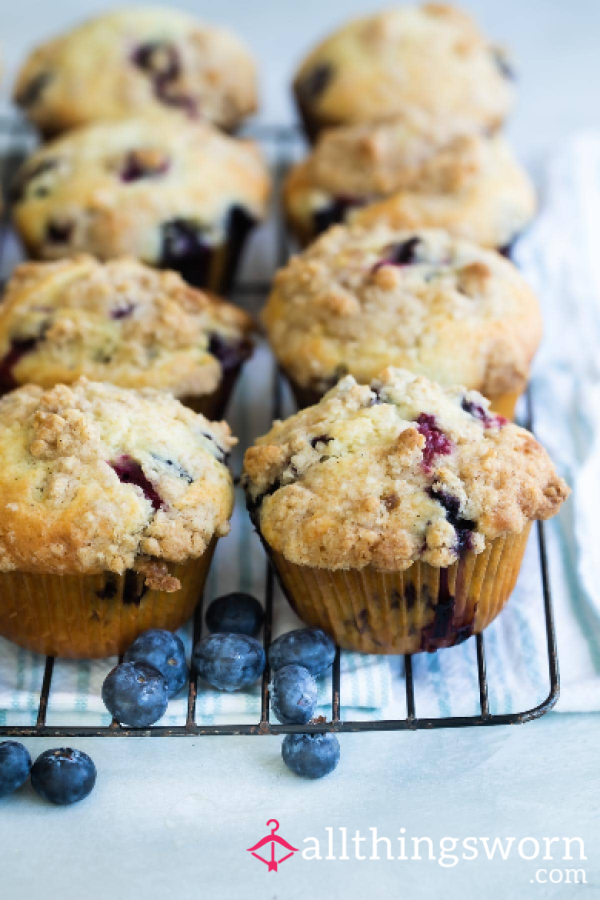 Blueberry Breastmilk Muffins
