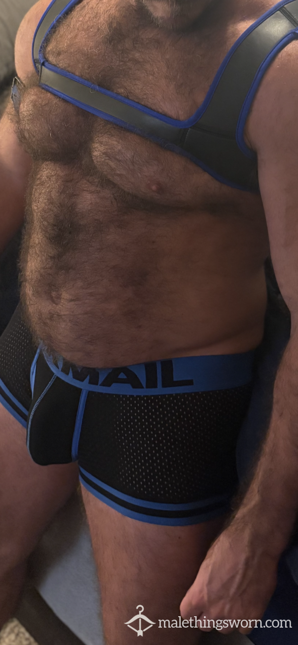 Blue/black Jockmail Underwear