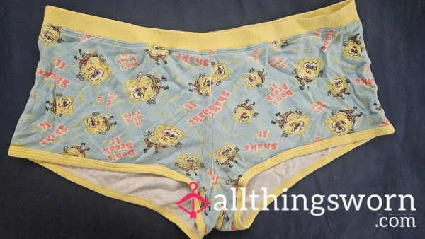 Blue/yellow SpongeBob🍍short Undies