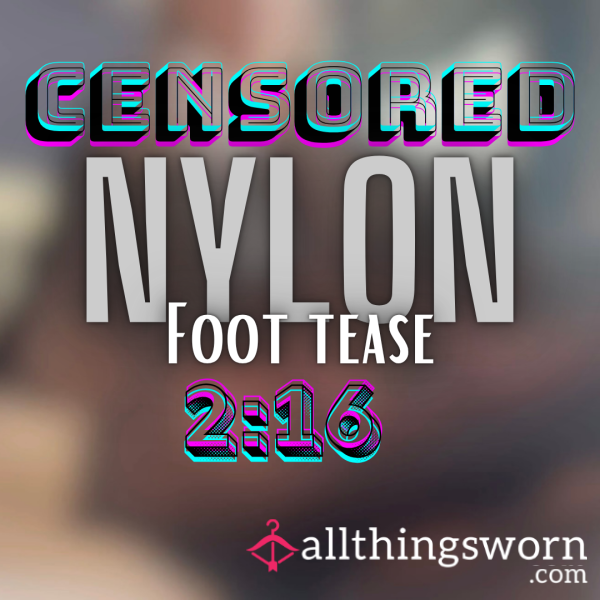 Blurred Foot Tease Video 😈 You Don’t Deserve To See Me So Kneel And Simp 😈 2:16 For You Foot Simp!