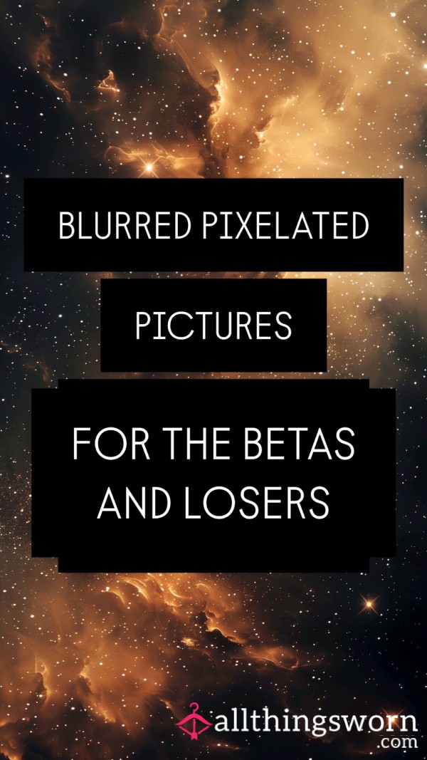 ❌ Blurred Pixelated Pictures X 5  ❌