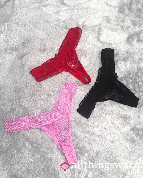 Blush Lace Tease | Worn 1 Day | Lightly Scented 💕