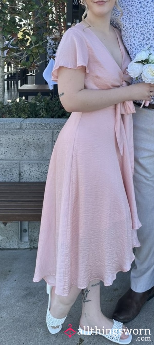 Blush Pink Bridesmaid Dress💕-size 6