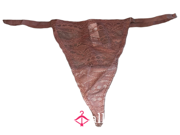 Blush Pink Lace G-String