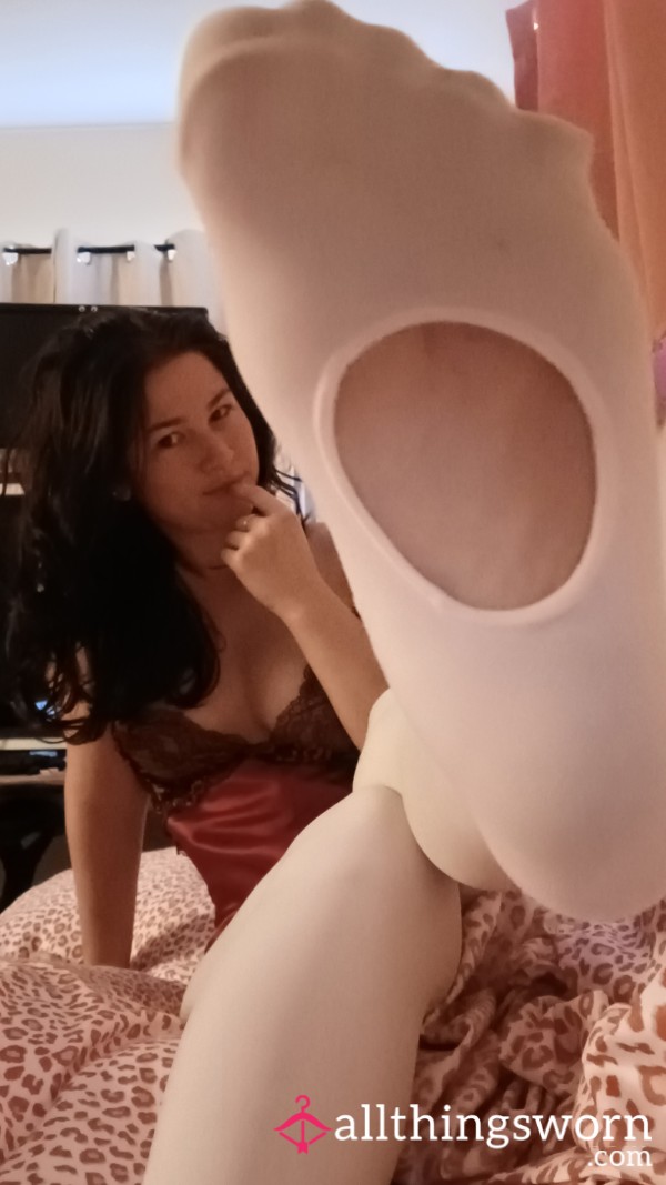 Blush Pink Pantyhose