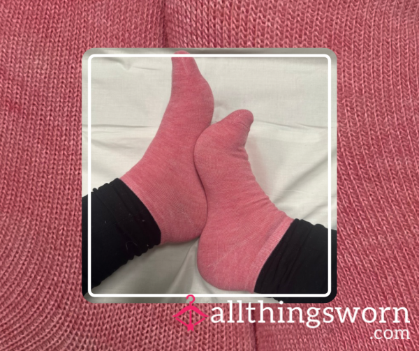 Blush Stain ⋆ 24 Hour Worn Trainer Socks