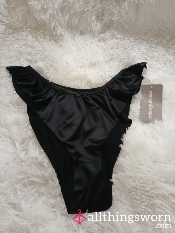 BNWT, Ready For Your Request, Missguided Black Filly French Knickers