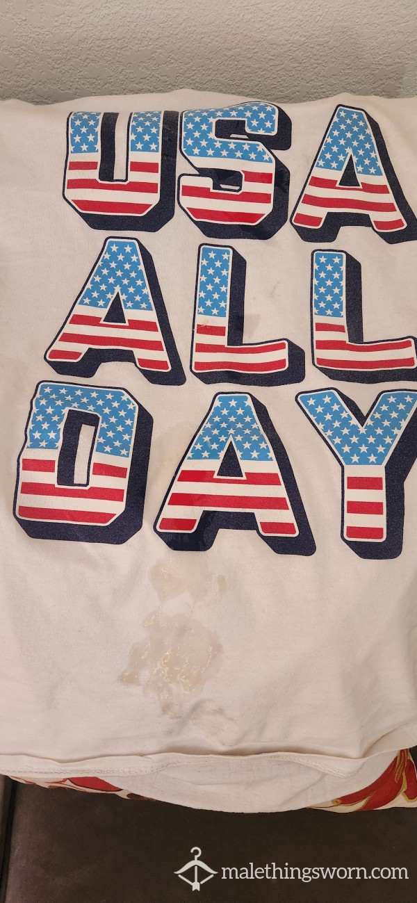 B.O And C*m Stained Shirt