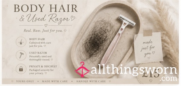 Body Hair/used Razor