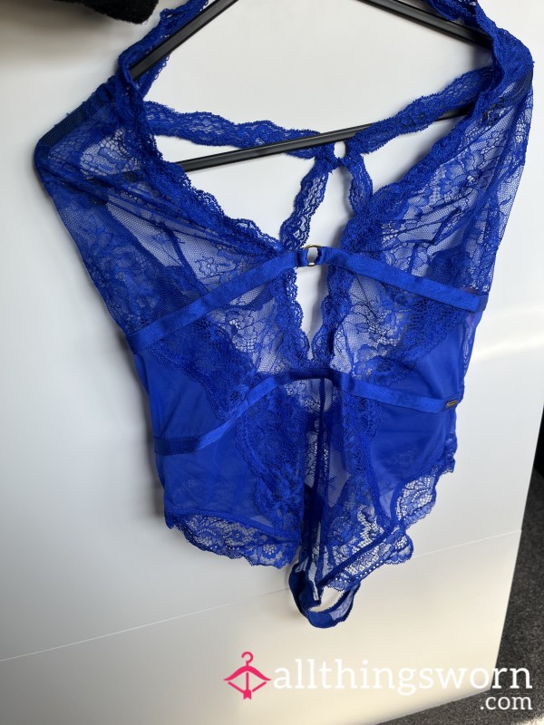 Body Hugging Blue Lace