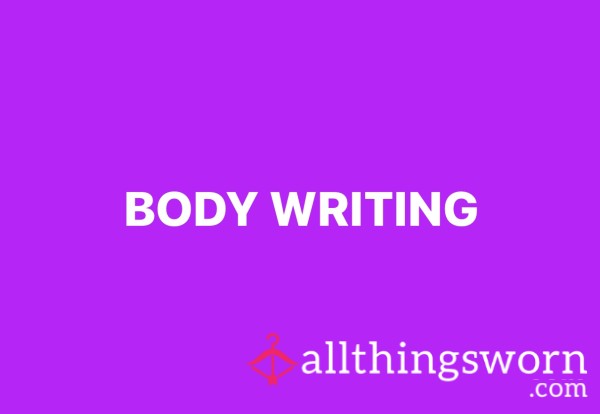 Body Writing