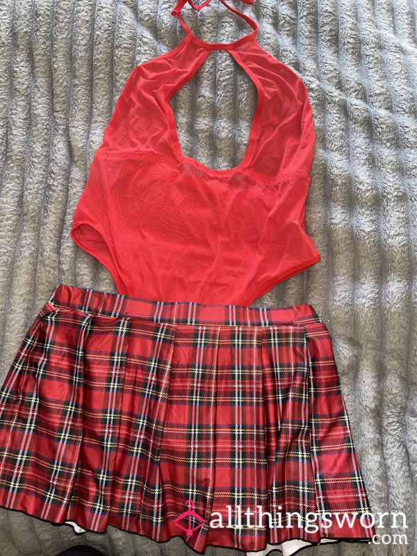 Bodysuit And Skirt Set Uk16
