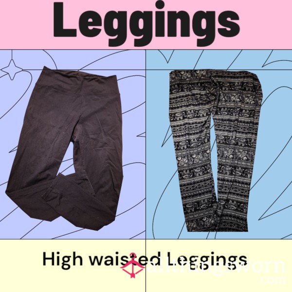 BOGO Dirty Used Worn Gym Leggings 72 Hr Wear