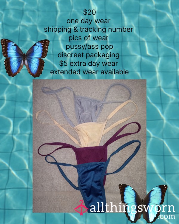 Bold Color Gstrings