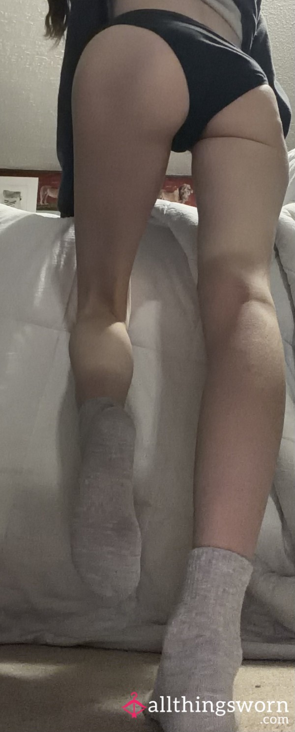 Bombas Grey Ankle Cotton Socks