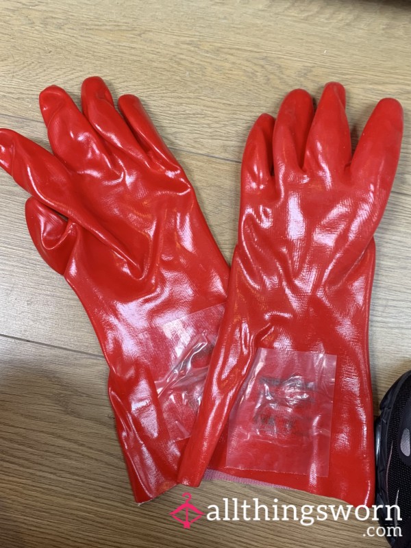 Bondage Gloves Rubber