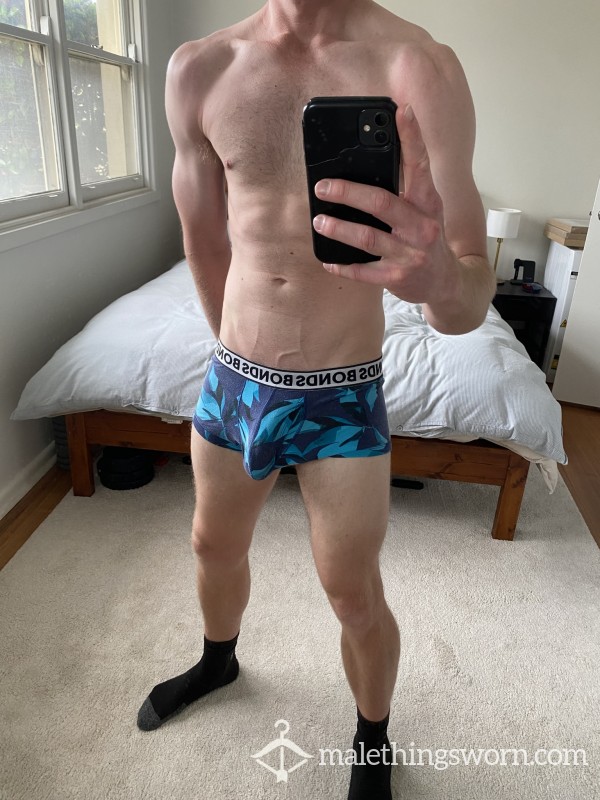 Bonds Blue Pattern Trunks