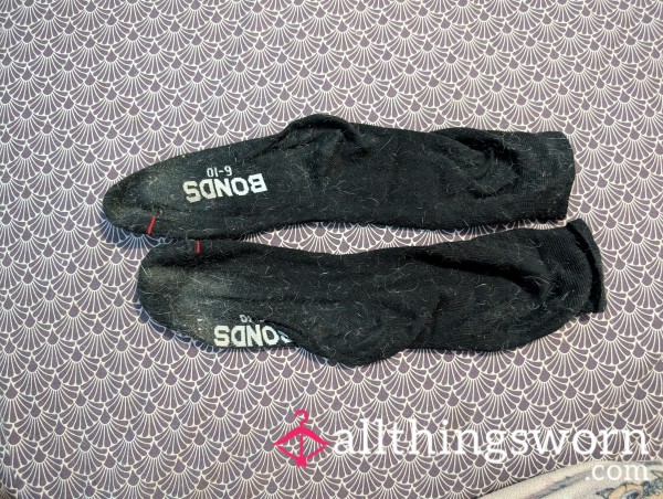 Bonds Knee High Socks Dirty Well WORN BY YOURS TRULY RAINBOW 🌈 Unfortunately Express Postage Isn't Included In Price