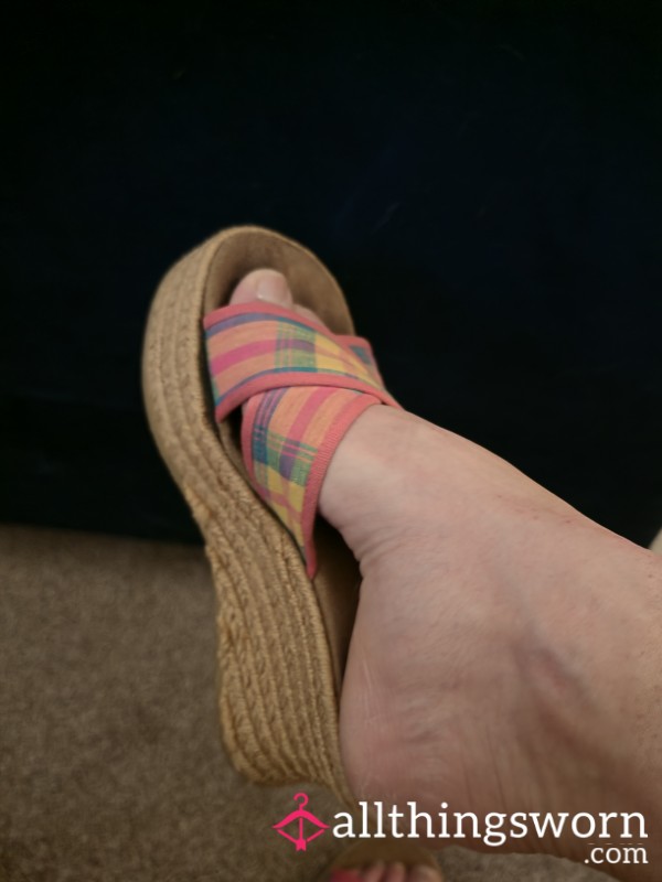 Bongo Summer Canvas Wedges