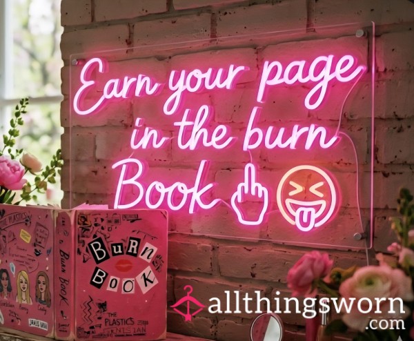 Boo You Whore... You Made The Burn Book 🔥🖕😝