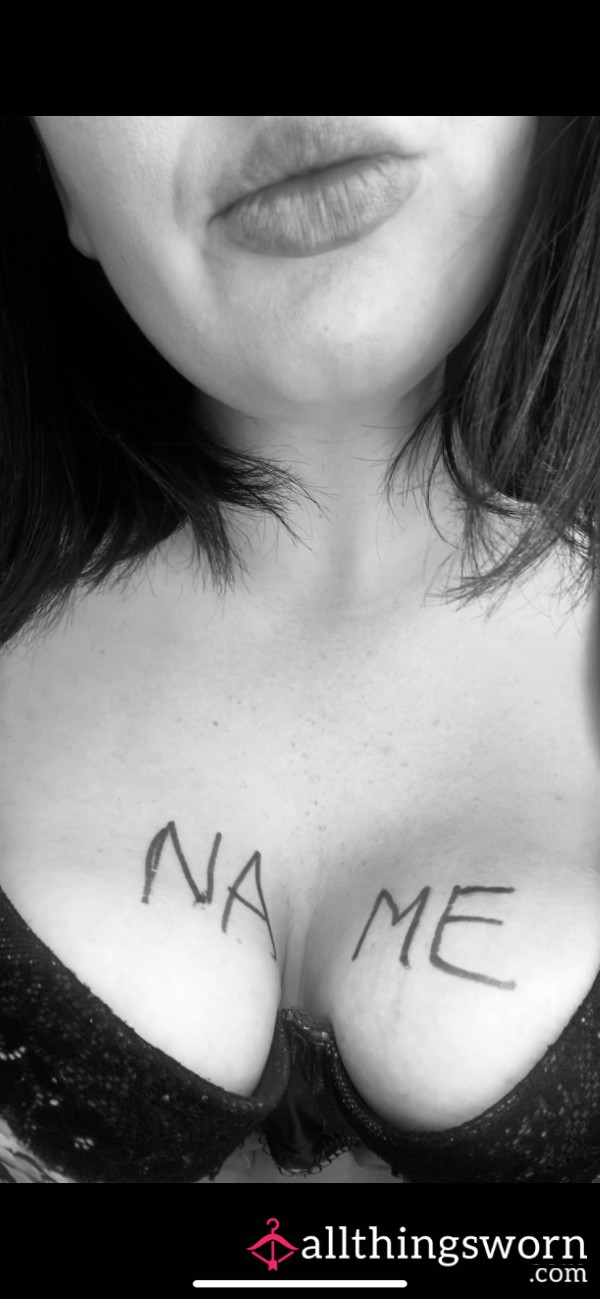 Boob Branding 😏🖤 - YOUR NAME HERE