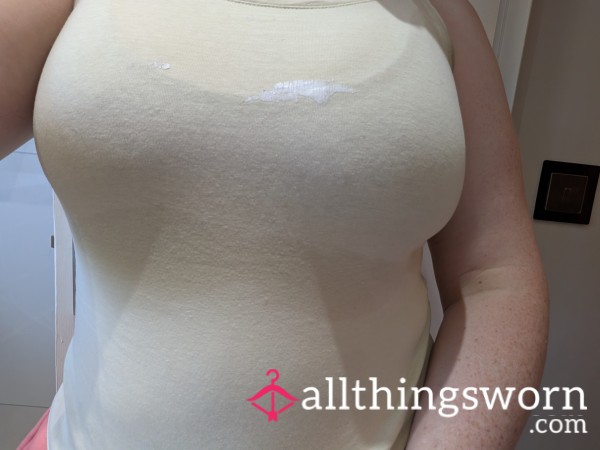Boob Sweat Vest Top With Paint