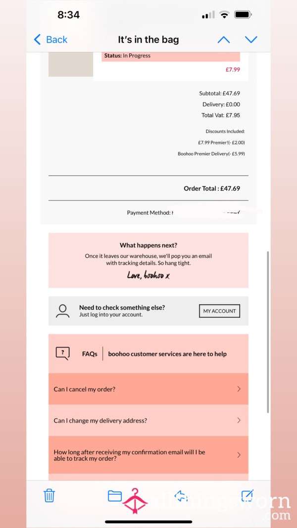 Boohoo Online Shopping Reimbursement🛍️