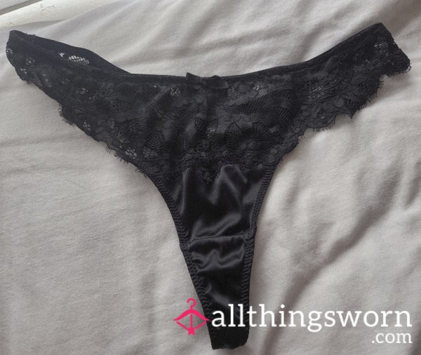 Boohoo Thong 12 - Black