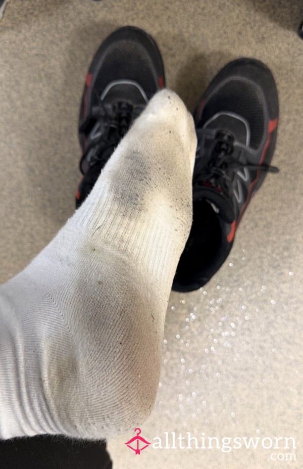 Book In For Your Sock Wears- Vacuum Sealed- Worn In Steel Toe Cap Shoes