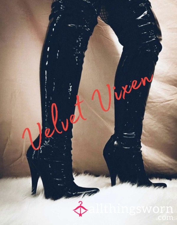 Velvet Vixen’s Boot Bundle ⁓ Boots Built To Break You! Stroke & Suffer!